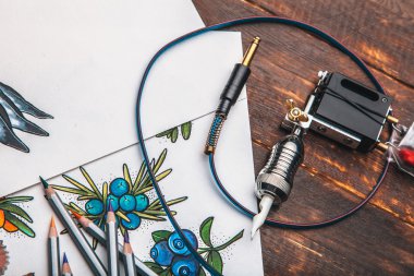 güzel kroki üzerinde arka plan çizim