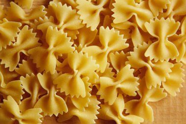 Güzel arka plan makarnadan yaptı