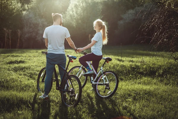 Beautiful young couple in love — Stock Photo, Image