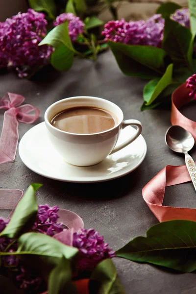 Beautiful background with a Cup — Stock Photo, Image