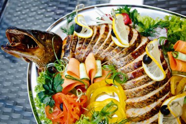 Güzel ve lezzetli restoran yemekleri.