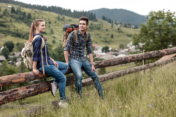 A couple of tourists — Stock Photo, Image