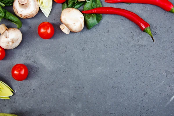 Fundo bonito com legumes — Fotografia de Stock