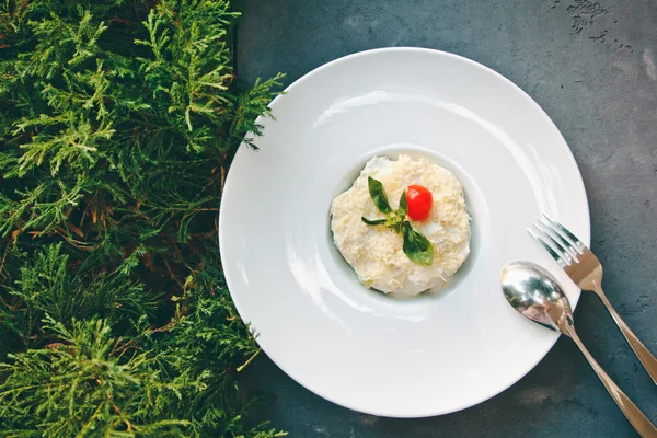 Hermosa comida en el restaurante — Foto de Stock