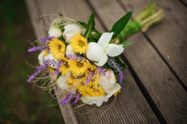 Düğün çiçek buketi