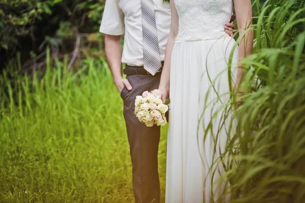 Buquê de flores de casamento — Fotografia de Stock