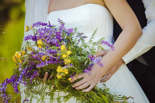 Bruiloft bloemen boeket — Stockfoto