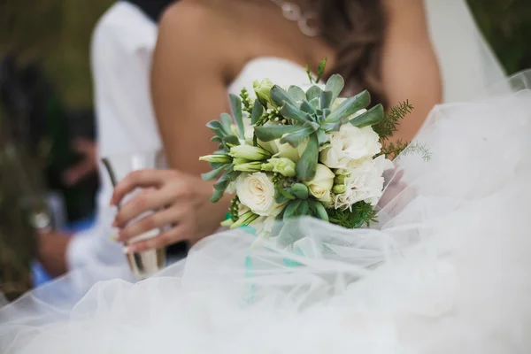 Bruiloft bloemen boeket — Stockfoto