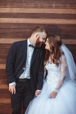 mutlu gelin ve damadın düğünde