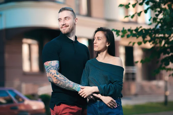 Happy young couple in love — Stock Photo, Image