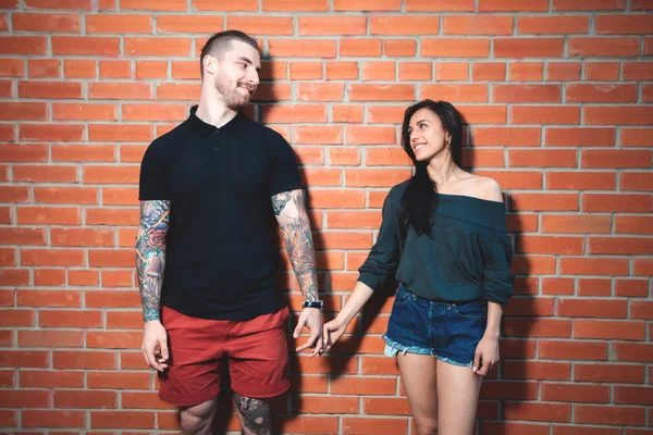 Happy young couple in love — Stock Photo, Image