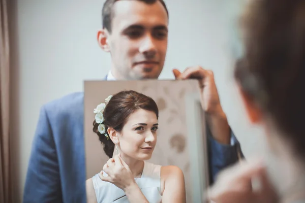 美しい結婚式のカップル — ストック写真