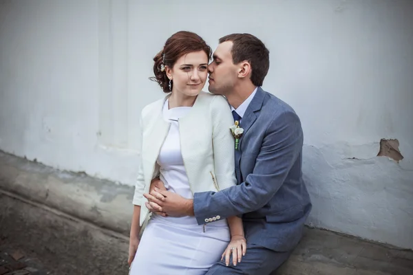 Schönes Hochzeitspaar — Stockfoto