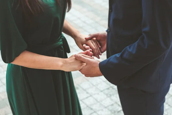 Amor novia y novio — Foto de Stock