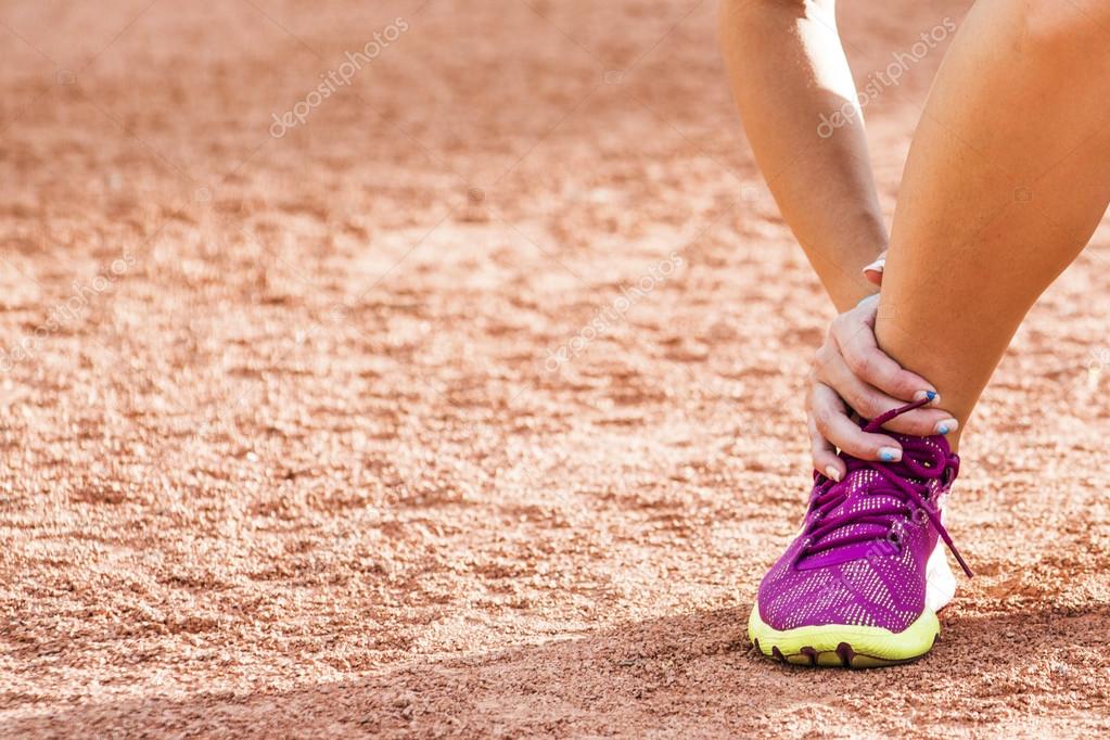 Female broken ankle | Running sport injury - twisted ...