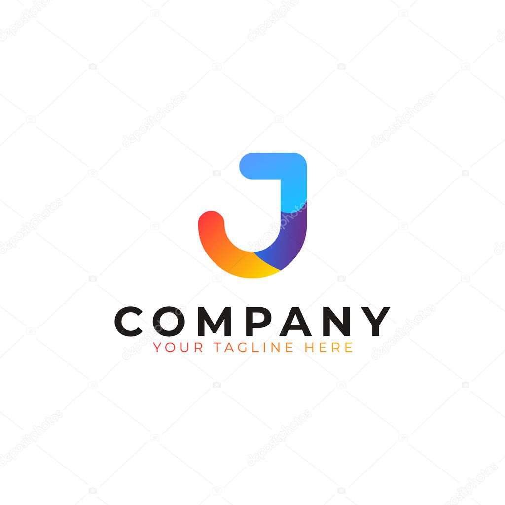 Letter J Logo Liquid Colorful Motion Shape With Modern Flow Waves Logo Usable For Business And Branding Logos Flat Vector Logo Design Ideas Template Element Eps10 Vector Premium Vector In Adobe