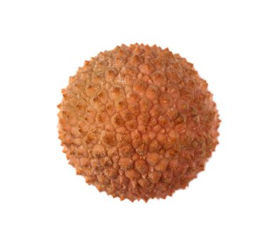 Beyaz bir arka plan üzerinde izole lychee meyve