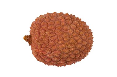 Lychee fruit isolated on a white background clipart