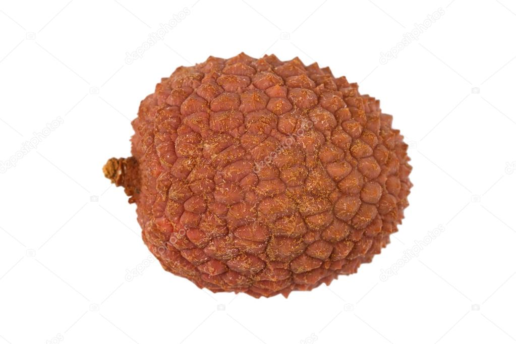 Lychee fruit isolated on a white background