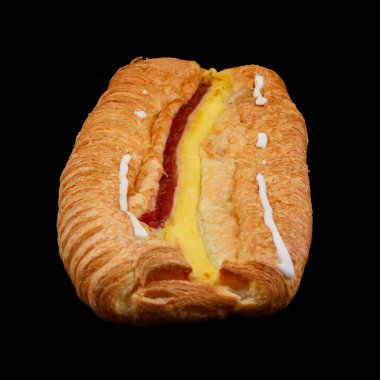 Danimarka siyah izole pasta