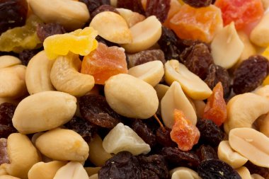 Çeşitli fındık ve kuru meyve