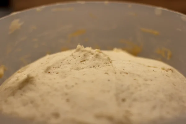 Close-up of raw dough — Stock Photo, Image