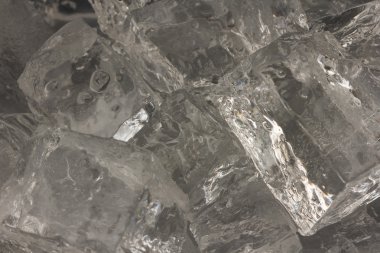 Buz küpleri closeup