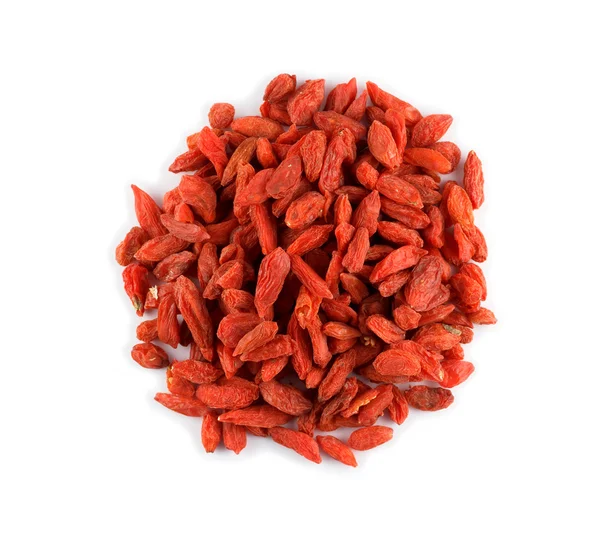 A pile of dried goji berries — Stock Photo, Image