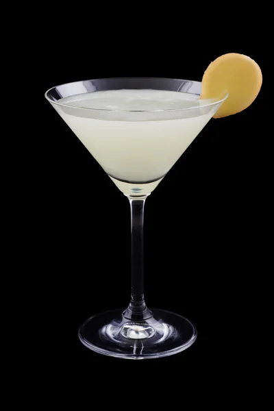 Ginger cocktail isolated on black — Stock Photo, Image