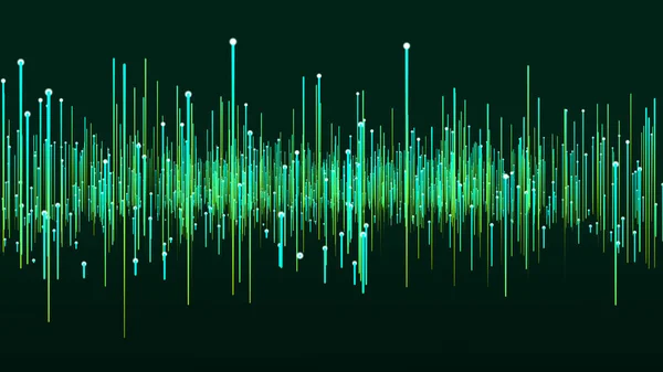 3 boyutlu görüntüleme. Arka planda dinamik çizgiler ya da ışınlar var. Soyut dinamik arkaplan. Dairesel desen. Müzik dalgası.