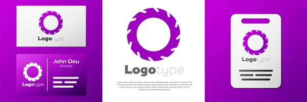 Logotyp Autoreifensymbol Isoliert Auf Weißem Hintergrund Logo Design Vorlage Element — Stockvektor