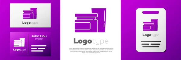 Logotype Icône Nourriture Pour Bébé Isolé Sur Fond Blanc Modèle — Image vectorielle