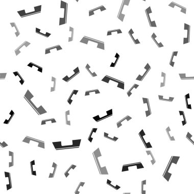 Siyah Adım platform simgesi beyaz arkaplanda izole edilmiş pürüzsüz desen. Vektör.