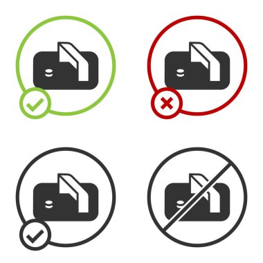 Siyah buz hokeyi golü ve beyaz arka planda izole edilmiş kaleci ikonu. Çember düğmesi. Vektör.