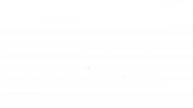 Siyah çizgi Yargıç Tokmak ikonu beyaz arka planda izole edildi. Gavel cezaların, faturaların, mahkemenin, adaletin hükmünü verecek. Açık arttırma çekici. 4K Video hareketli grafik canlandırması