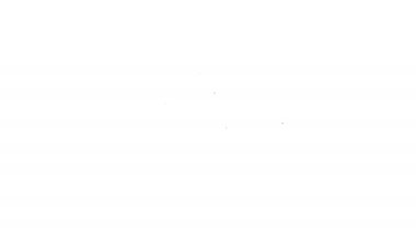 Siyah çizgi batan yolcu gemisi simgesi beyaz arka planda izole edildi. Seyahat turizmi deniz taşımacılığı. Yolcu gemisi, yolcu gemisi. 4K Video hareketli grafik canlandırması