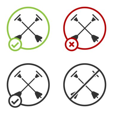 Siyah Ok, beyaz arka planda enayi ucu simgesi ile izole edilmiş. Çember düğmesi. Vektör.