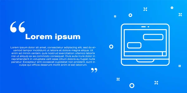 화이트 메시지는 배경에 노트북 아이콘에 스마트폰으로 말하는건 메세지 거품이야 Vector — 스톡 벡터