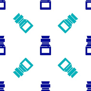 Beyaz arka planda izole edilmiş şişe ikonundaki zehir. Bir şişe zehir ya da zehirli kimyasal toksin. Vektör.