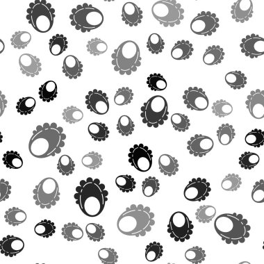 Siyah bebek önlüğü simgesi beyaz arka planda izole edilmiş. Vektör.