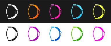 Pruva oyuncağı simgesini siyah beyaz arkaplanda izole et. Vektör.