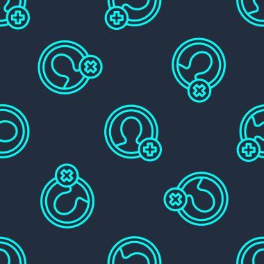 Yeşil çizgi Mavi arkaplanda izole edilmiş hesap ekranı simgesi oluştur. Vektör.