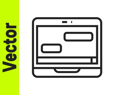 Beyaz arkaplanda izole edilmiş dizüstü bilgisayardaki yeni sohbet mesajları bildirimi. Smartphone sohbet mesajları konuşma baloncukları. Vektör.