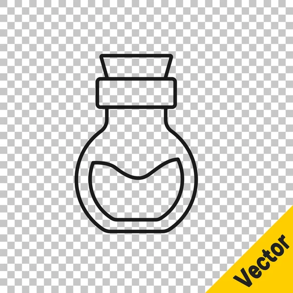 Gift Der Flasche Symbol Isoliert Auf Weißem Hintergrund Flasche Mit — Stockvektor