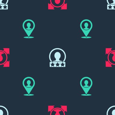 Kafa avcılığını ayarlayın, hesap ekranı ve konumu sorunsuz bir şekilde ayarlayın. Vektör.