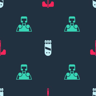 Ortaçağ baltası, oklu titreme ve kusursuz bir şövalye. Vektör.