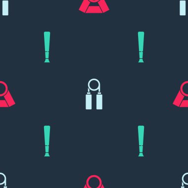 Madalya, spor genişleticisi ve beysbol sopasını kusursuz bir şekilde ayarla. Vektör.