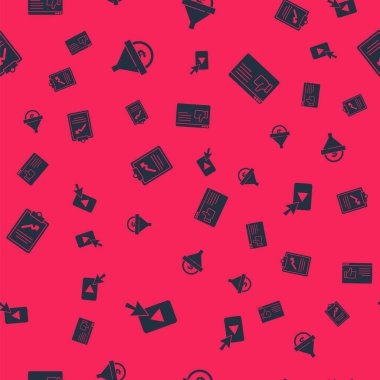 Reklamcılığı, Öncü Yönetimi, Grafik grafikli Pano ve Tarayıcı penceresini pürüzsüz desen üzerine ayarla. Vektör.