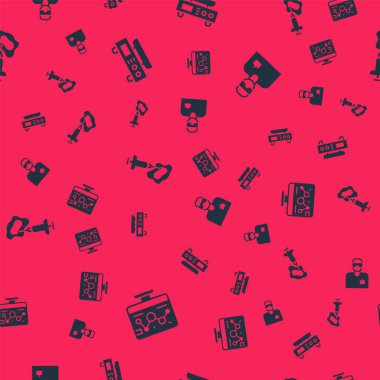 Genetik mühendisliği modifikasyonunu, elektronik teraziyi, şırıngayı ve laboratuvar asistanını kusursuz kalıba getir. Vektör.