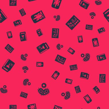 Virüsü ayarla, deneysel hayvan, Genetik Mühendisliği kitabı ve kusursuz şablon üzerine klinik kaydı. Vektör.